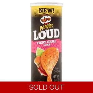 Pringles LOUD Fiery Chili Lime 154g American Chips